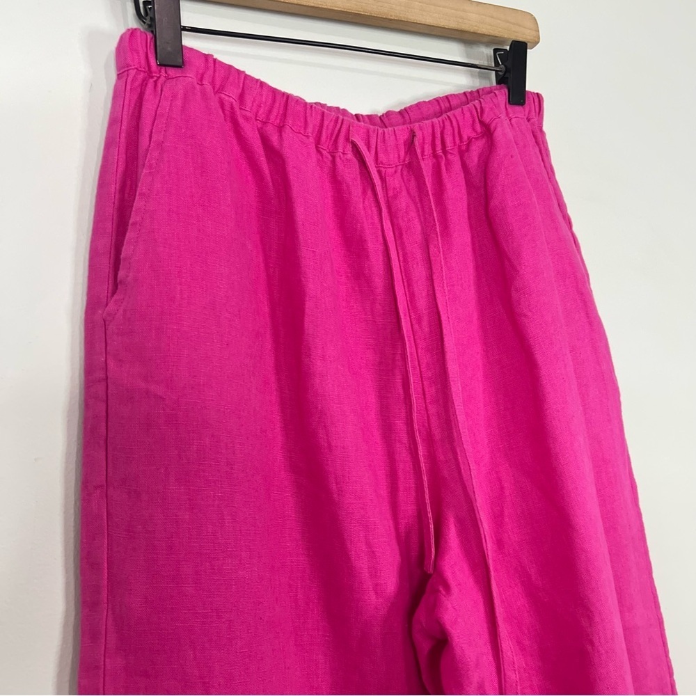 Rails Pink Wide Leg Linen Pants size Large - Picture 6 of 10